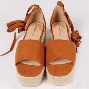 Misbehave Platform Lace Up Espadrilles